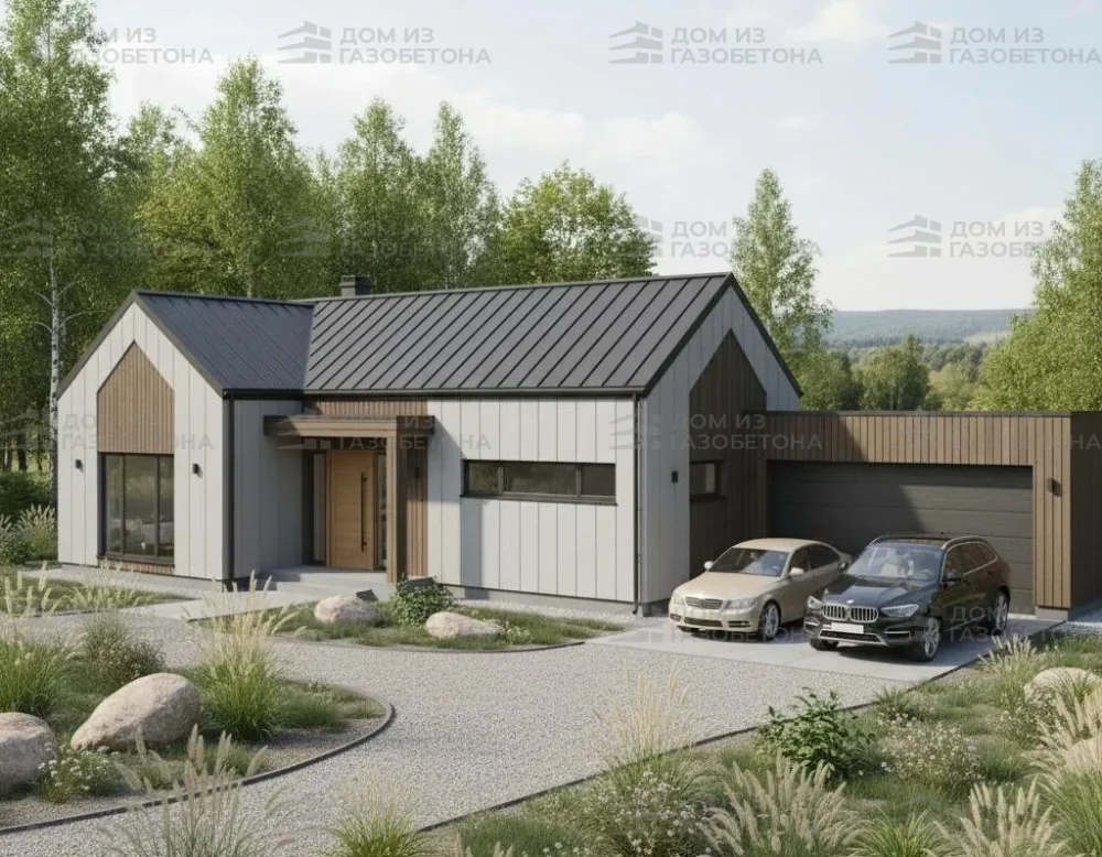 Проект Двухэтажный дом 14 на 12, 152 м2