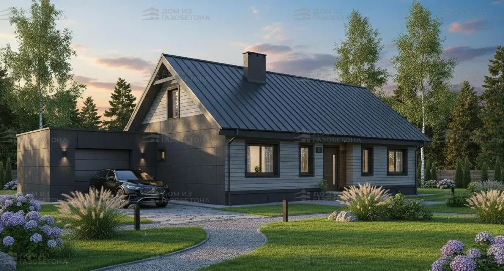 Проект Двухэтажный дом 13 на 10, 161 м2