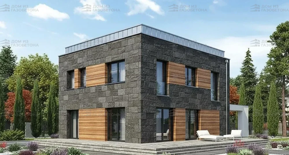 Проект Двухэтажный дом 14 на 13, 207 м2