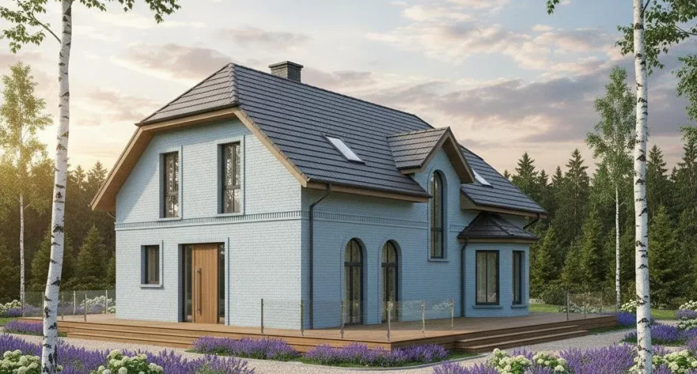 Проект Двухэтажный дом 17 на 11, 195 м2